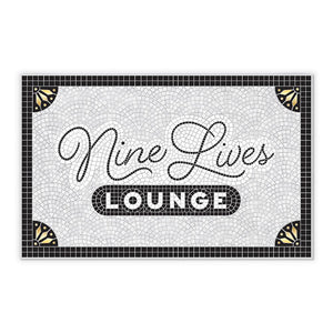 FRED Pet Placemat "Nine Lives Lounge"