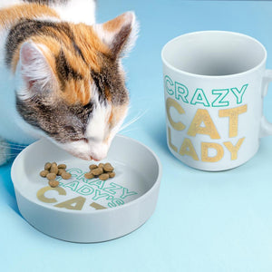 FRED Ceramic Mug & Cat Bowl Set