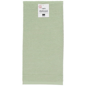 Danica Now Designs Ripple Tea Towel, Sage Green