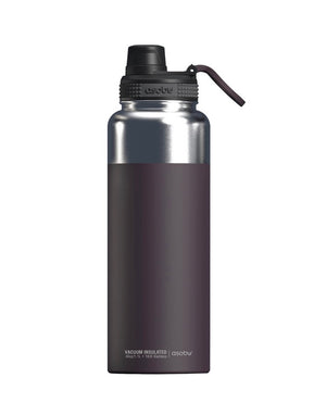 Asobu Mighty Flask Water Bottle 1.1L, Burgundy