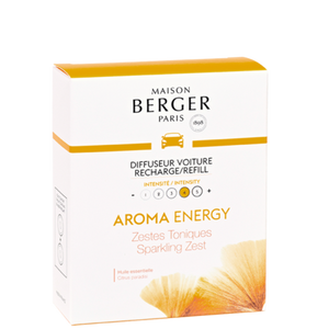 Maison Berger Car Diffuser Refill, Aroma Energy Sparkling Zest