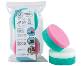 Universal Stone Double Duty Sponges Set of 2