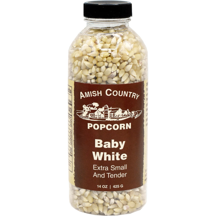 Amish Country Popcorn 14 oz Bottle, Baby White
