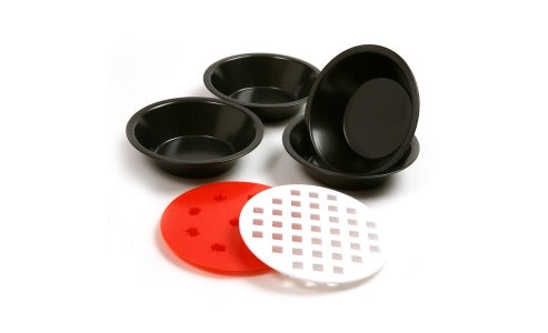 Norpro Set of 4 Mini Pie Pans & 2 Pie Top Cutters