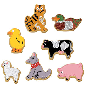 Fox Run Farm Animals Cookie Cutter Set