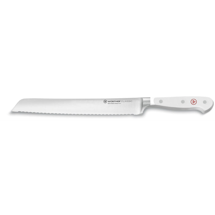 WÜSTHOF Classic White Double-Serrated Bread Knife 23 cm | 9 Inch