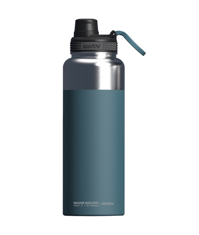 Asobu Mighty Flask Water Bottle 1.1L, Blue