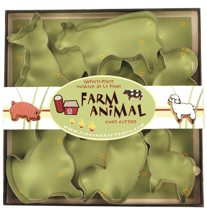Fox Run Farm Animals Cookie Cutter Set