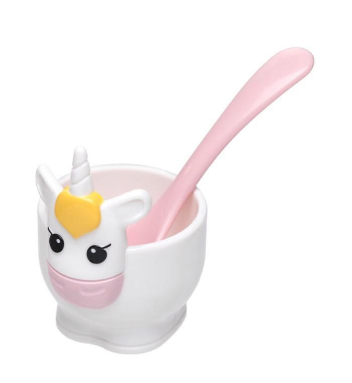 Joie Egg Cup & Spoon, Unicorn