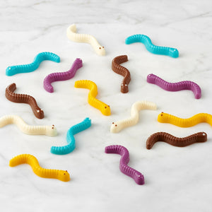 Trudeau Chocolate Mold Set of 2, Gummy Worms