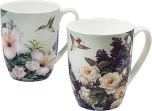 McIntosh Mug Set of 2, Lena Liu Hummingbirds