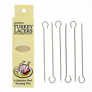 Regency Wraps Stainless Steel Turkey Lacers Set of 6