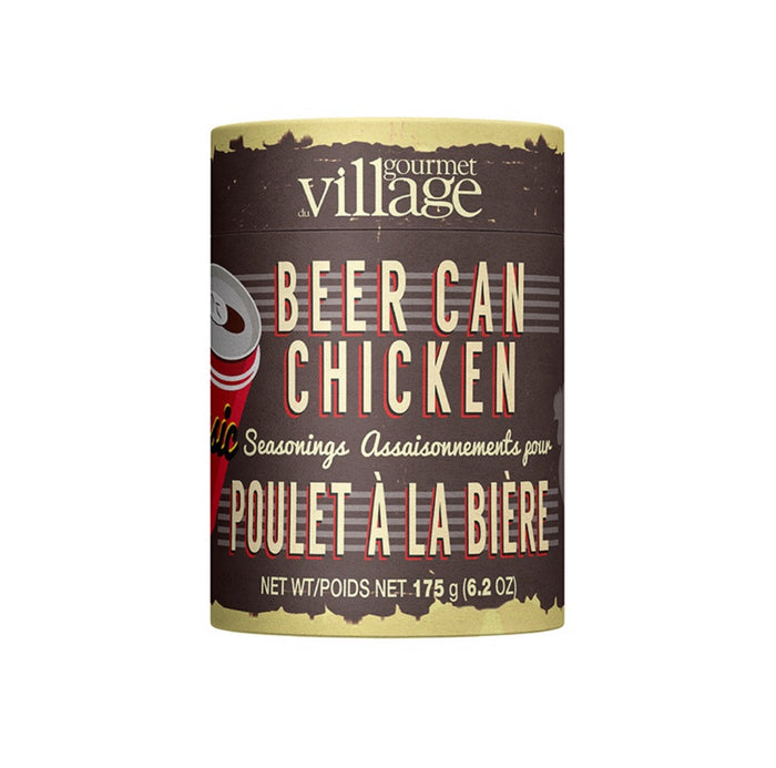 Gourmet Village Beer Can Chicken Seasoning Canister