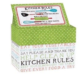 Lang Kitchen Rules Recipe Card Box