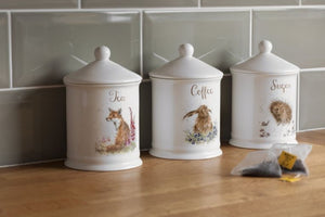 Wrendale Designs Coffee Canister, Hare