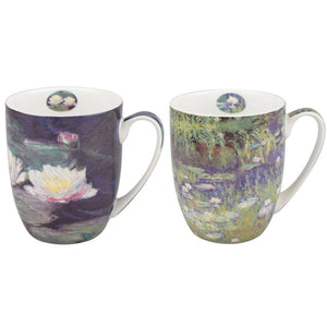 McIntosh Mug Pair, Monet Water Lilies