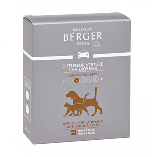 Maison Berger Car Diffuser Refill, Anti-Odor Pet Care