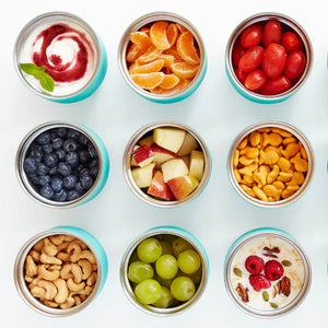 Zoku Neat Stack Food Jar 16oz, Teal