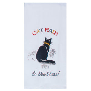 Kay Dee Dual Purpose Terry Tea Towel, Pet Lovers Only Cat Hair