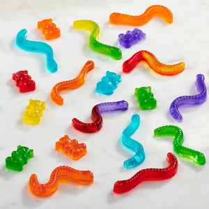 Trudeau Chocolate Mold Set of 2, Gummy Worms