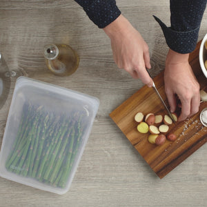 Stasher Reusable Half Gallon Bag 2L, Clear