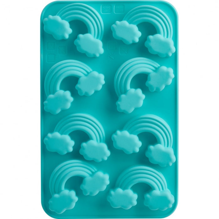 Trudeau Chocolate Mold Set of 2, Rainbows