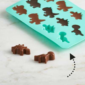 Trudeau Chocolate Mold Set of 2, Dinosaur