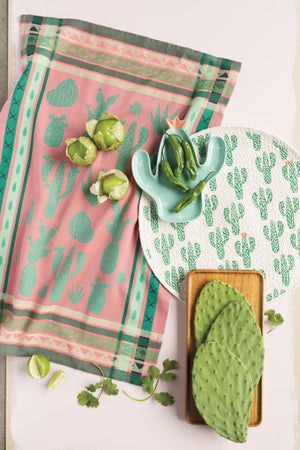 Danica Now Designs Jacquard Tea Towel, Cacti