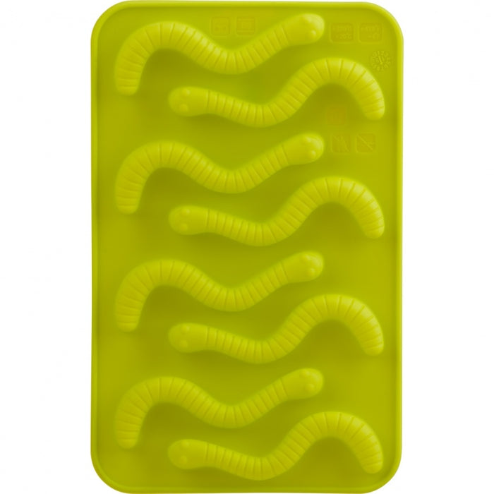 Trudeau Chocolate Mold Set of 2, Gummy Worms