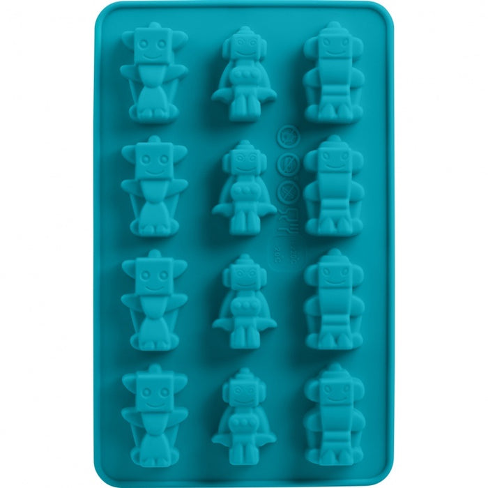 Trudeau Chocolate Mold Set of 2, Robot