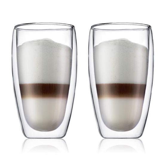 Bodum Large Double Walled Pavina Glass, Set of 2