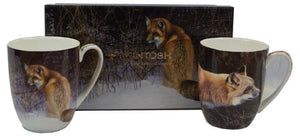 McIntosh Mug Pair, Bateman Foxes