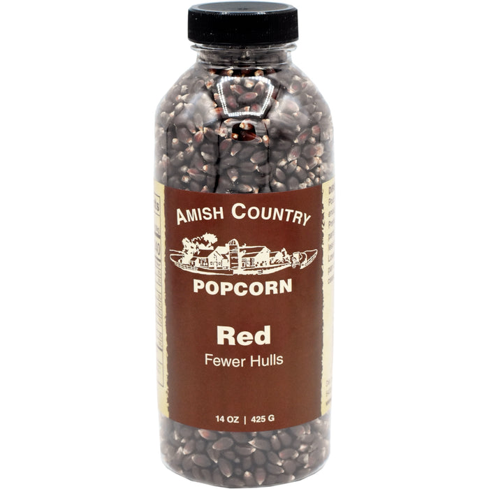 Amish Country Popcorn 14 oz Bottle, Red