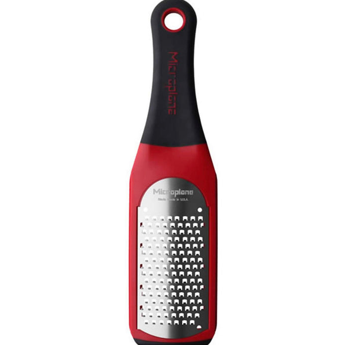 Microplane Artisan Series Fine Cheese Grater, Red