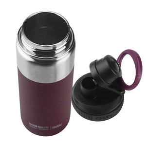 Asobu Alpine Flask Water Bottle 530ml, Black