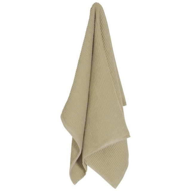 Danica Now Designs Ripple Tea Towel, Sandstone Beige