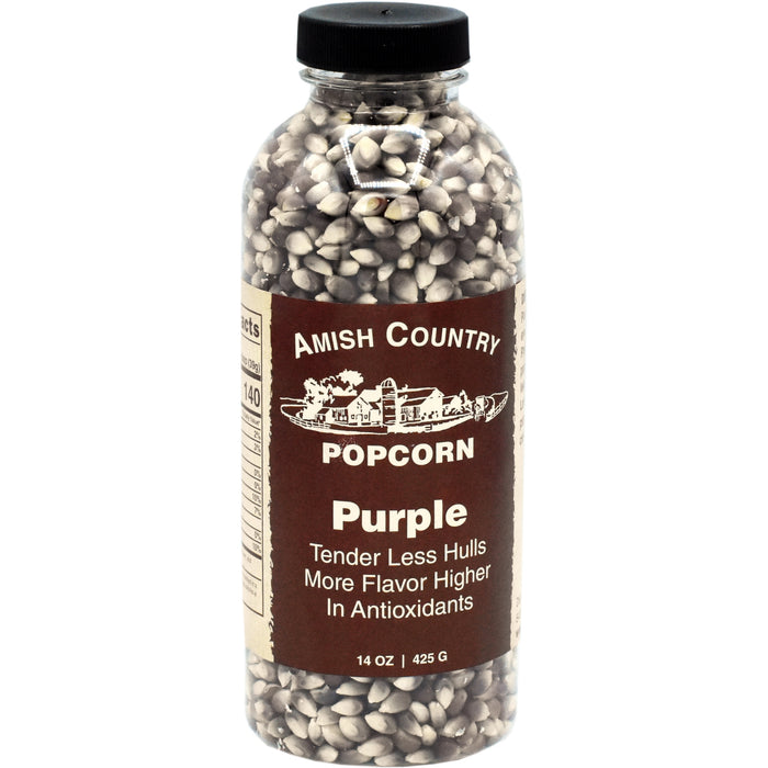 Amish Country Popcorn 14 oz Bottle, Purple