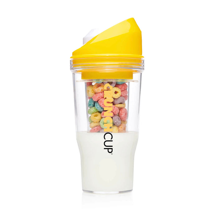 The CrunchCup® Cereal To Go, Yellow