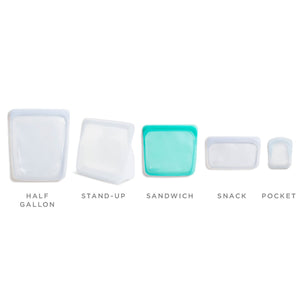 Stasher Reusable Sandwich Bag 450ml, Aqua