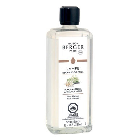 Maison Berger Lamp Fragrance Refill 1L, Black Angelica