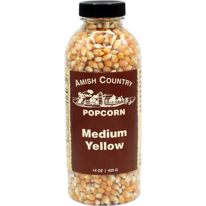 Amish Country Popcorn 14oz Bottle, Medium Yellow