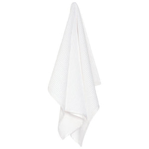 Danica Now Designs Ripple Tea Towel, White