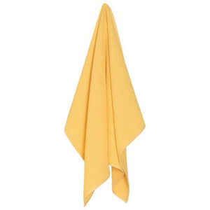Danica Now Designs Ripple Tea Towel, Lemon Yellow