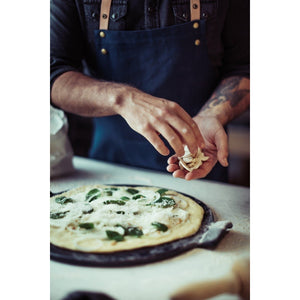 Emile Henry Pizza Stone 14.5 Inch, Fusain (Charcoal)