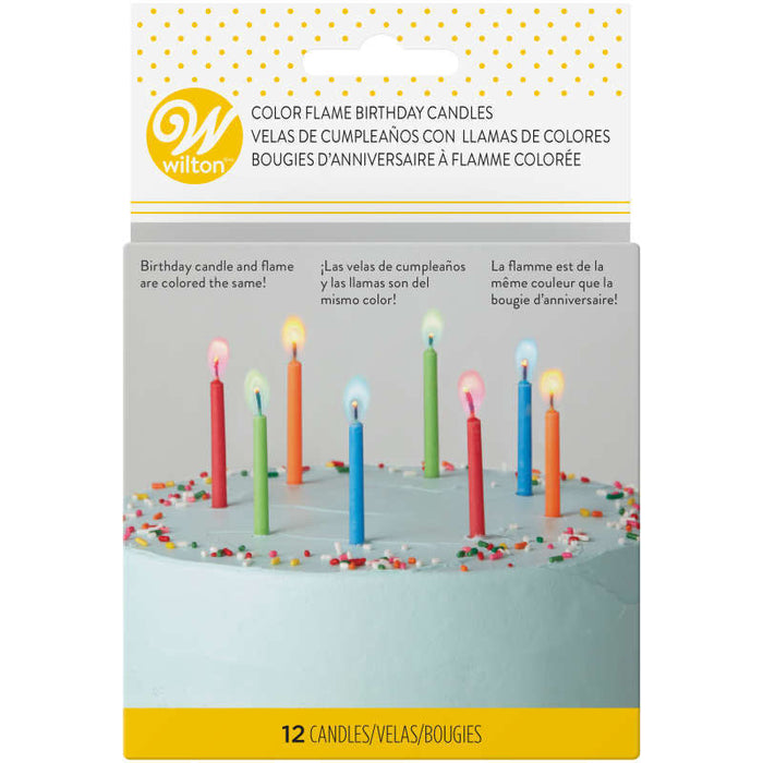 Wilton Colour Flame Candles