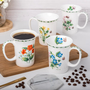 McIntosh Mugs Set of 4, Garden Meadow