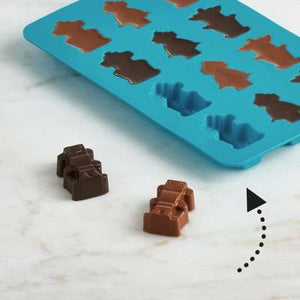 Trudeau Chocolate Mold Set of 2, Robot