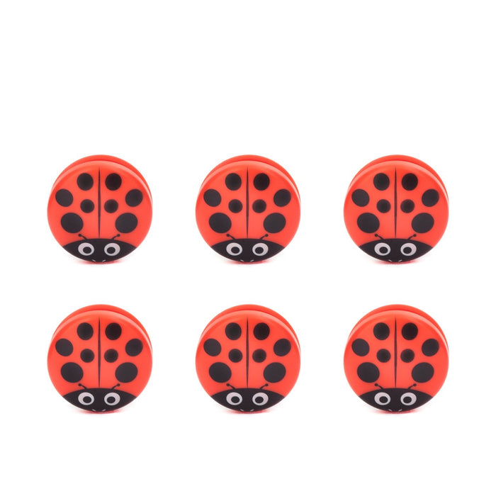 Kikkerland Ladybug Bag Clips Set