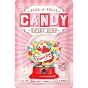 Nostalgic Art Retro Metal Sign, Candy