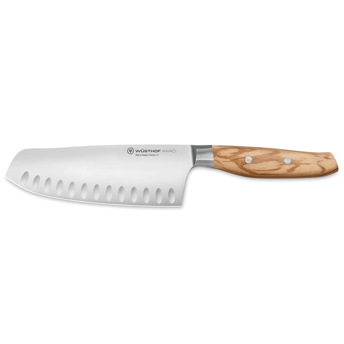 WÜSTHOF Amici Hollow Edge Santoku 17 cm | 7 Inch